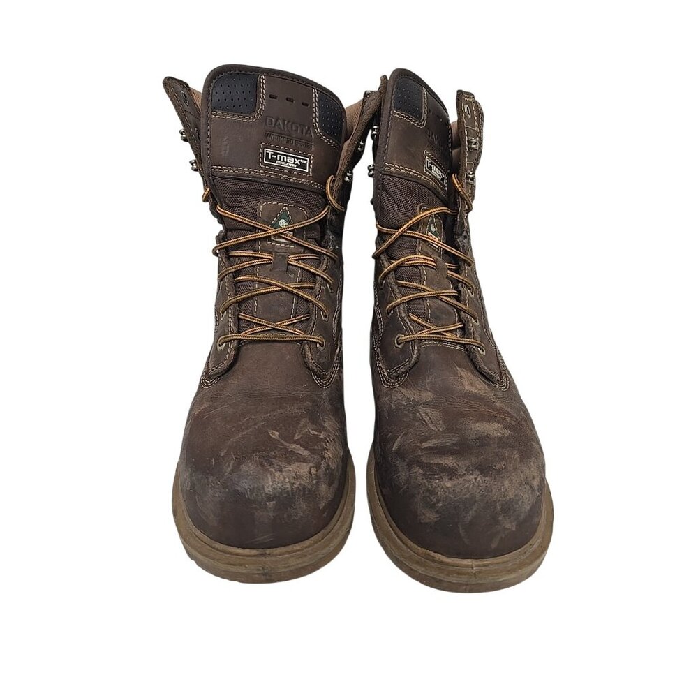 DAKOTA Men's 8517 Quad Comfort 8 Inch Steel Toe Composite Plate Work Boots 12W - Picture 6 of 7
